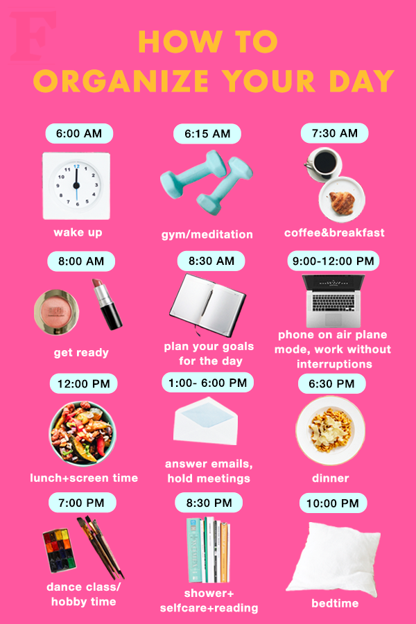 How Do I Organise My Day at Roberta Rutha blog