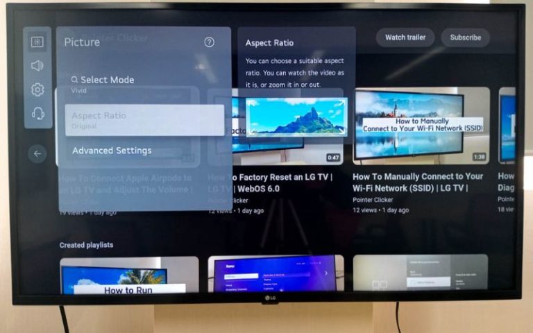 How To Change Aspect Ratio on LG TV, No More Grayed Out ...