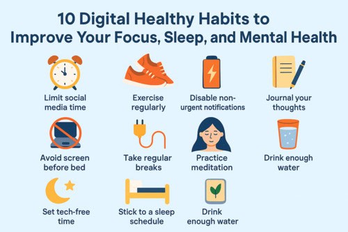10 Digital Healthy Habits to Improve Your Focus, Sleep and Health ...