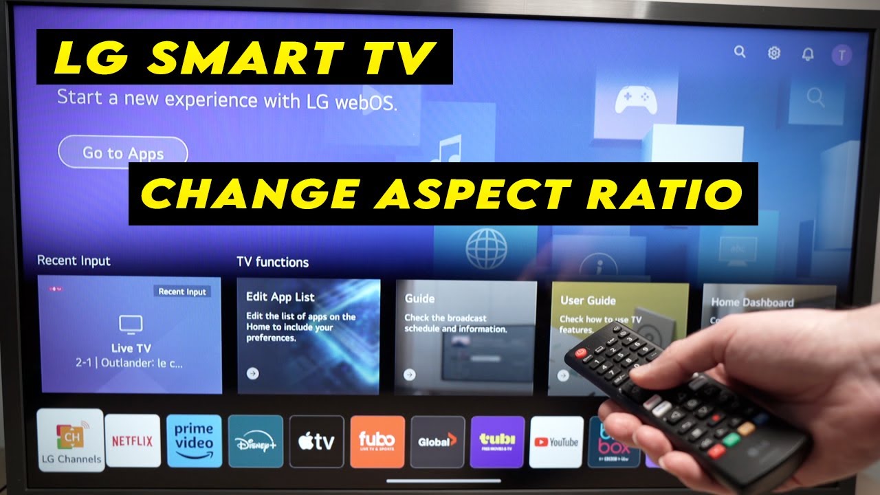 LG Smart TV: How to Change the Aspect Ratio Settings - YouTube